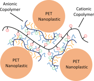 Tailoring Interactions of Random Copolymer Polyelectrolyte Complexes to Remove Nanoplastic Contaminants from Water